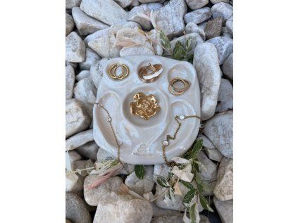 Designová keramická šperkovnice Pearl
