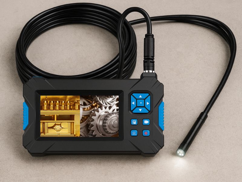 Endoskopická kamera pro kontrolu těžko přístupných míst