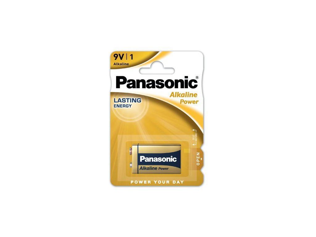bateria panasonic 9v 6lr61 alkaline blister 1szt 783297637108c