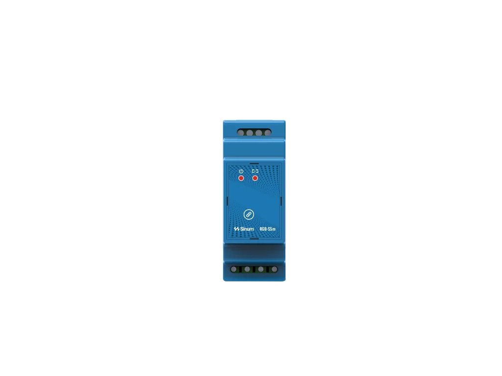 Kabelový modul rgbw pro led pásky na din liště bílý RGB-S5M Tech Controls
