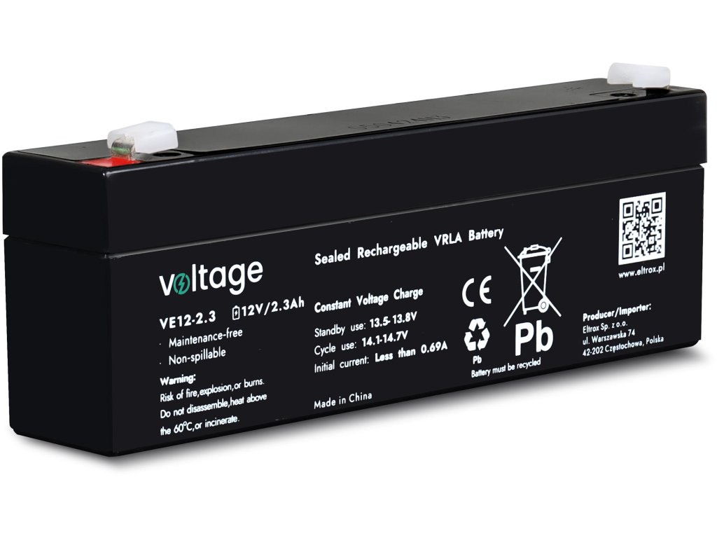 akumulator agm voltage 12v 23ah ve1223 f17000c0720e7