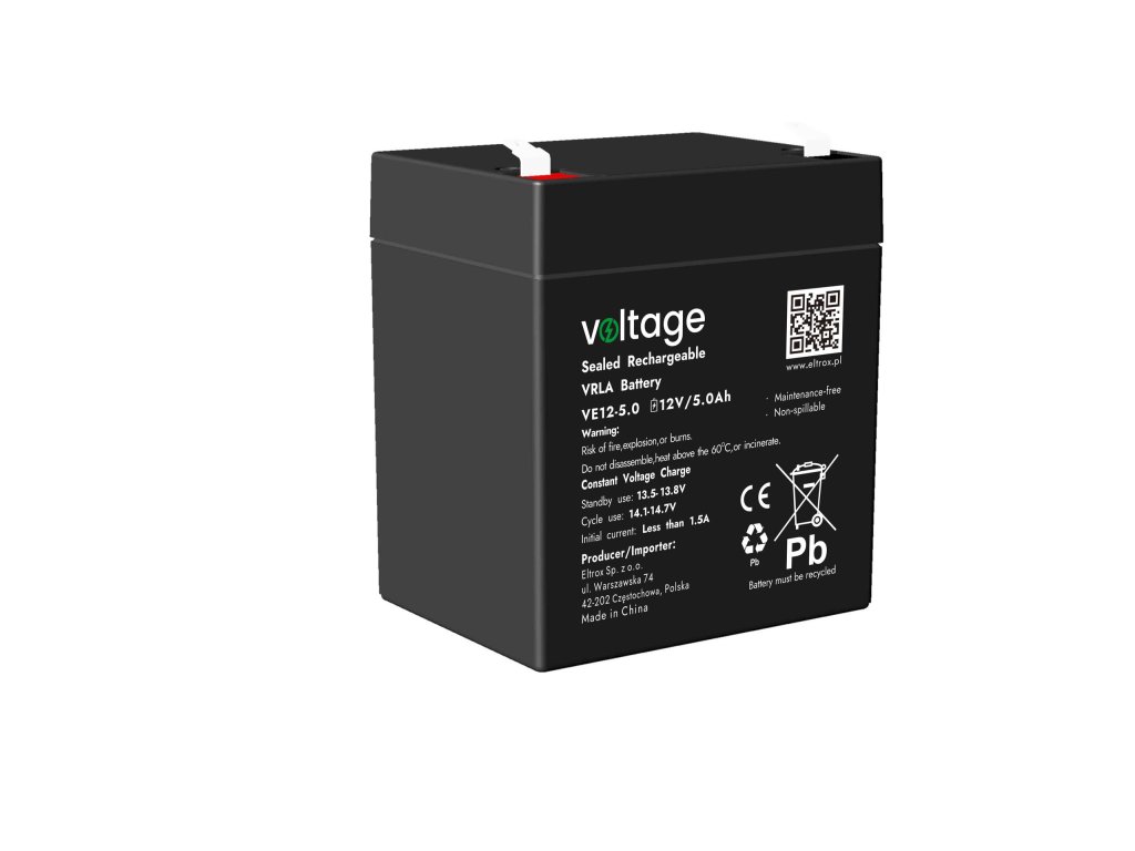 Akumulator AGM Voltage 12V 5.0Ah VE12-5.0