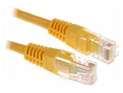 PATCHCORD CAT5E UTP 2M ŽLUTÝ