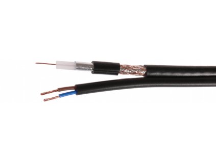 przewod cctv czarny 1