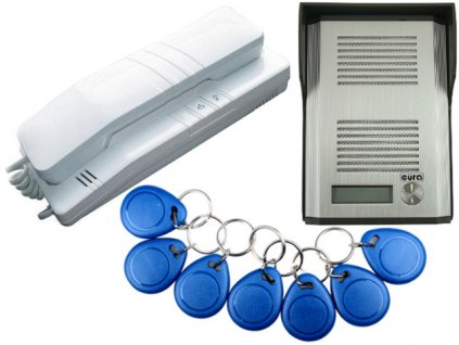 Interkom EURA ADP-41A3 pro 1 rodinu se čtečkou RFID (RL-3203ID)