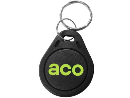 ACO TR-ACO sz. UNIKÁTNÍ kroužek na klíče (logo ACO, černá barva)