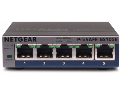 PŘEPÍNAČ NETGEAR GS105E-200PES