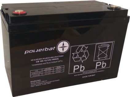 Baterie PowerBat AGM 100Ah