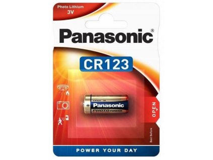 Baterie PANASONIC CR123A (blistr 1 ks)