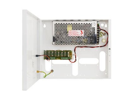 IMPULZNÍ STABILIZOVANÝ NAPÁJECÍ ZDROJ PRO 8 HD KAMER Pulsar PSDC08128T 12V/8A/8×1A/TOPIC