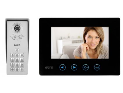 VIDEO-INTERCOM EURA VDP-12A3 TITAN BLACK