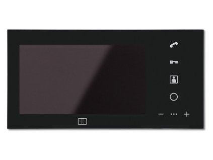 aco a a ins mp7 bk czarny monitor inspiro kolorowy cyfrowy do systemow videodomofonowych mini