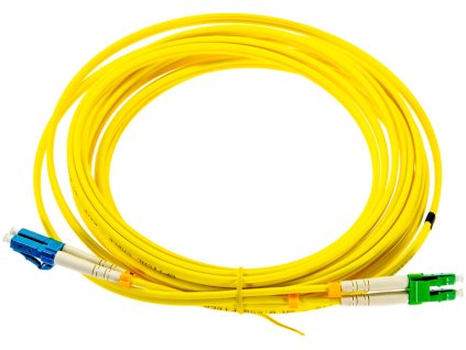 OPTICKÝ PATCHCORD SM 5M DUPLEX 9/125, LC/APC-LC/UPC 3,0MM