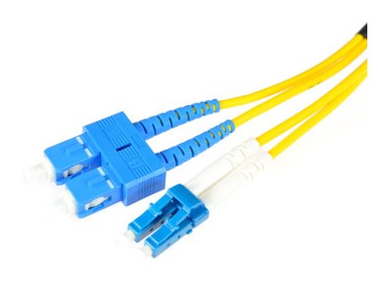 OPTICKÝ PATCHCORD SM 0,5M DUPLEX 9/125, SC/UPC-LC/UPC 3,0MM