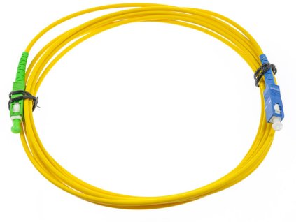 OPTICKÝ PATCHCORD SM 3M SIMPLEX 9/125, SC/APC-SC/UPC 3MM
