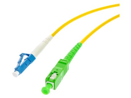 OPTICKÝ PATCHCORD SM 2M SIMPLEX 9/125, SC/APC-LC/UPC 3.0MM