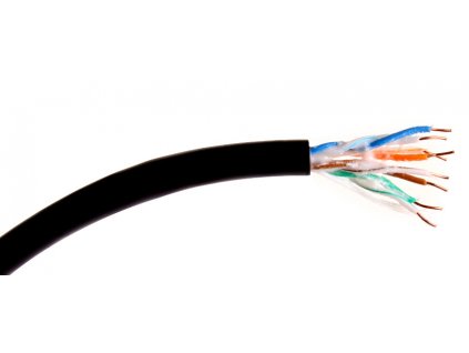 GETFORT PREMIUM CAT.5E U/UTP UV GELOVÝ KROUCENÝ KABEL 500M