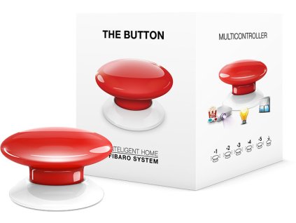 FIBARO The Button | FGPB-101-3 ZW5 | Červený