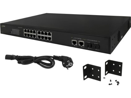 switch poe pulsar sf116 16 portow 16xpoe 2xuplink 2xsfp uplink 2
