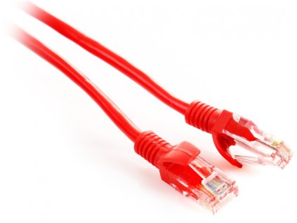 Getfort cat.5e UTP patchcord 0,25 m červený
