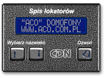 ACO CDN-230E BR Elektronický adresář hnědý