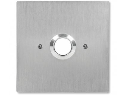 ACO INS-OB-60 Tlačítko s výstupním kontaktem NO, osvětlené, pro zapuštěnou montáž, nerezová ocel, pro elektrickou skříňku fi60