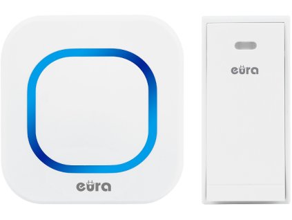 dzwonek bezprzewodowy eura wdp 80h2 folk bezbateryjny przycisk kinetyczny mozliwosc rozbudowy 1