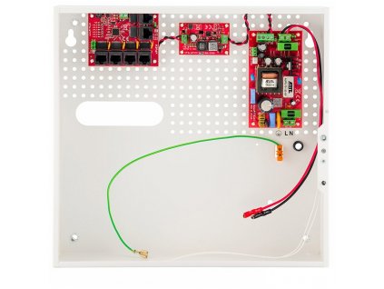 ATTE IPUPS-5-11-F 5PORTOVÝ POE SWITCH S VYROVNÁVACÍM ZDROJEM NAPÁJENÍ