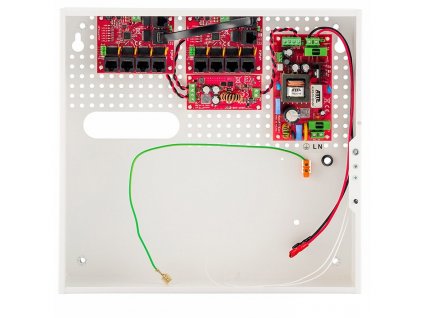 ATTE IPUPS-9-11-F 9PORTOVÝ POE SWITCH S VYROVNÁVACÍM ZDROJEM NAPÁJENÍ
