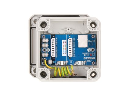 Externí přepěťová ochrana IP řady EXTREME s ochranou PoE EWIMAR BOX PTF-51-EXT/PoE