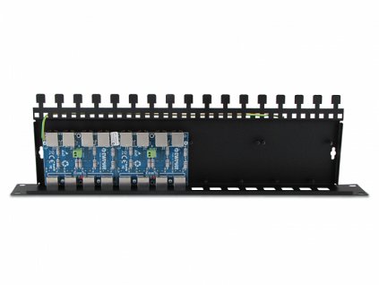 8kanálový bezpečnostní panel řady PRO se zvýšenou přepěťovou ochranou RJ45 / RJ45 s funkcí InPoE EWIMAR PTF-58R-PRO/InPoE