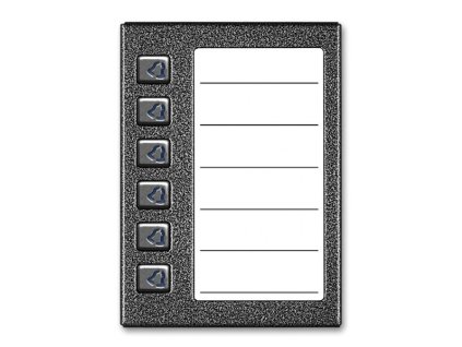 aco cdn 6np gr podswietlany panel listy lokatorow z 6 przyciskami 1