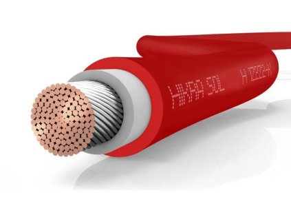 przewd kabel solarny 1x4mm2 hikra sol h1z2z2k czerwony 1m 31b2563afb59e