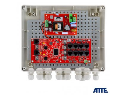 EXTERNÍ 8PORTOVÝ POE SWITCH PRO 8 IP KAMER ATTE IP-8-20-L2