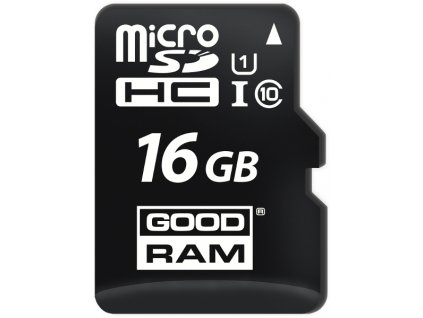 Paměťová karta GOODRAM microSD UHS1 CL10 16GB + ADAPTÉR 100MB