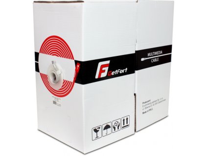 KABEL GETFORT CAT.5E U/UTP PVC KROUCENÁ DVOJLINKA 305M