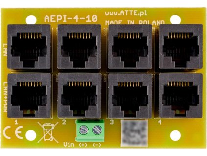 Adapter PoE PASSIVE 4 kanaowy 10100 ATTE AEPI410OF d70ccf8efb675