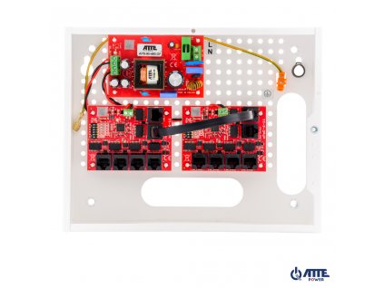 Sada 9 IP kamer PoE switch 9P+1UP ATTE IP-9-11-E