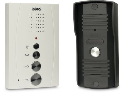 Dveřní vstupní systém EURA ADP-11A3 / DIN15W12 + elektrický otvírač dveří