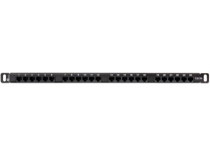 PATCH PANEL UTP CAT.5E 24 PORTŮ 0,5U PGF-5EUTP24-B7 GETFORT