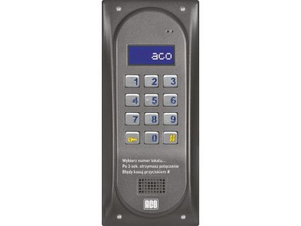 ACO CDNP6ACC GR HOSPITAL CONNECTOR ohřívač LCD. RFID MASTER