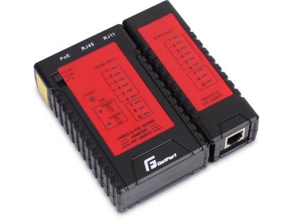 SÍŤOVÝ TESTER LAN GETFORT POE RJ-45 RJ-11