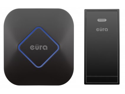 Bezbateriový zvonek EURA'' WDP-83H2 ''JAZZ'', černý