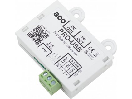 Kabel USB ACO PRO-USB pro programování systémů ACO PRO generace 3