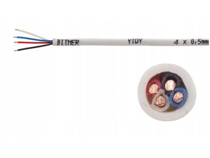 KABEL DVEŘNÍHO ALARMU BITNER YTDY 12X0,5 - 100M