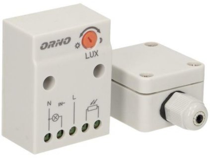 Soumrakový snímač ORNO s hermetickou zónou zwe. sonda v krabici OR-CR-232