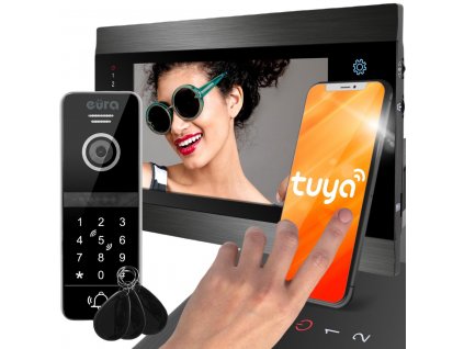 VIDEO-INTERCOM EURA VDP-00C5 ČERNÁ