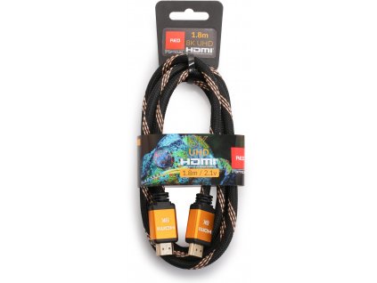 Kabel HDMI-HDMI Opticum RED 8K UHD - 1,8 m (v2.1)
