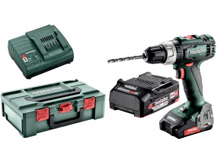 Akumulátorová vrtačka/šroubovák Metabo BS 18 L 2x2ah, nabíječka