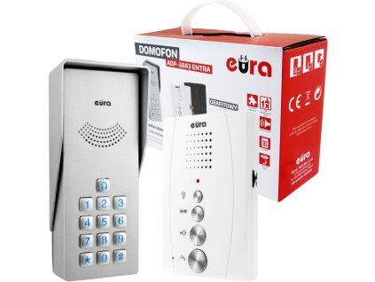 domofon eura adp38a3 entra bialy ad255024d6135